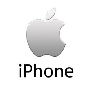 apple iphone logo vector